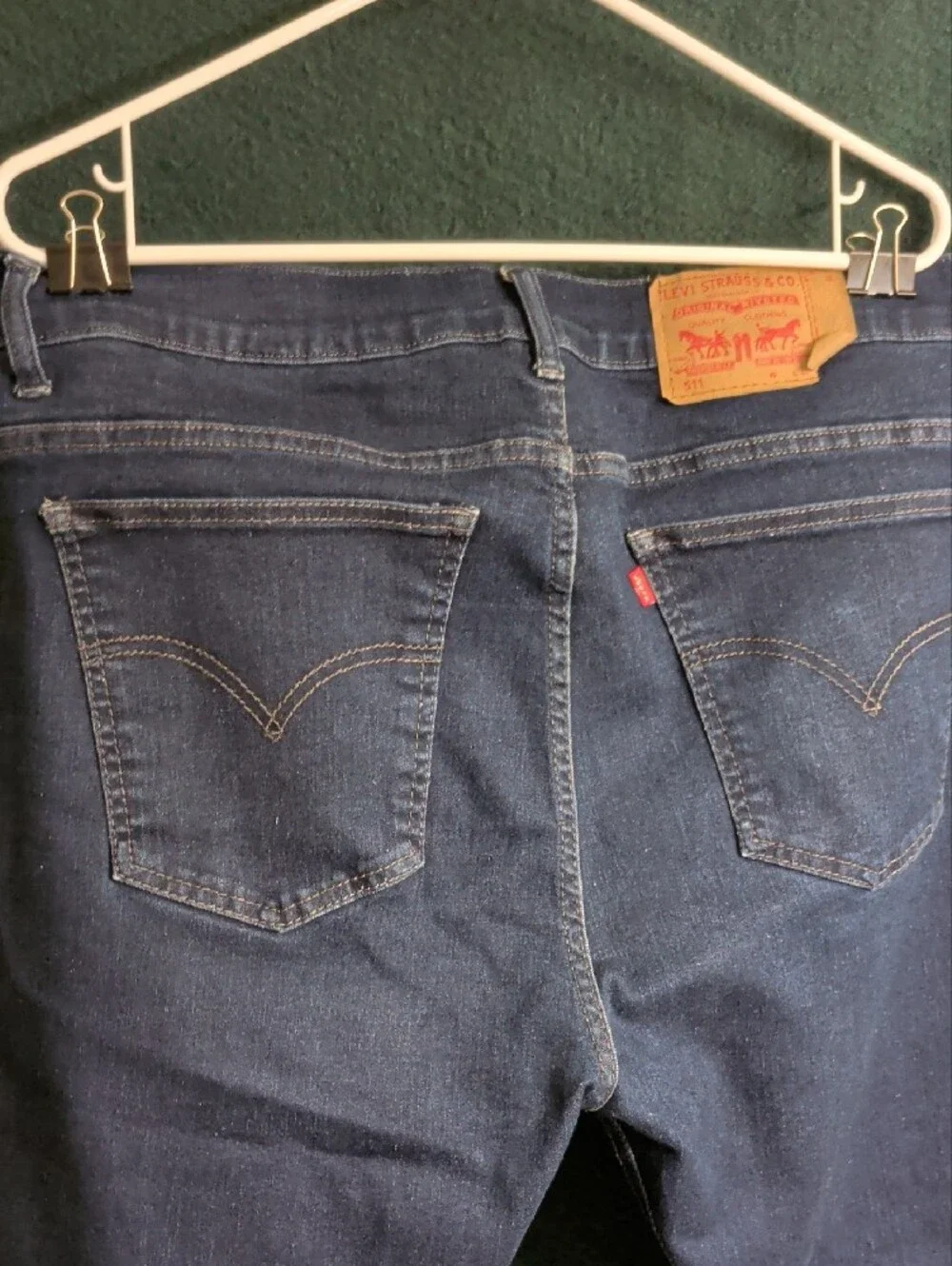 Levi's Dark Indigo Straight Fit Jeans